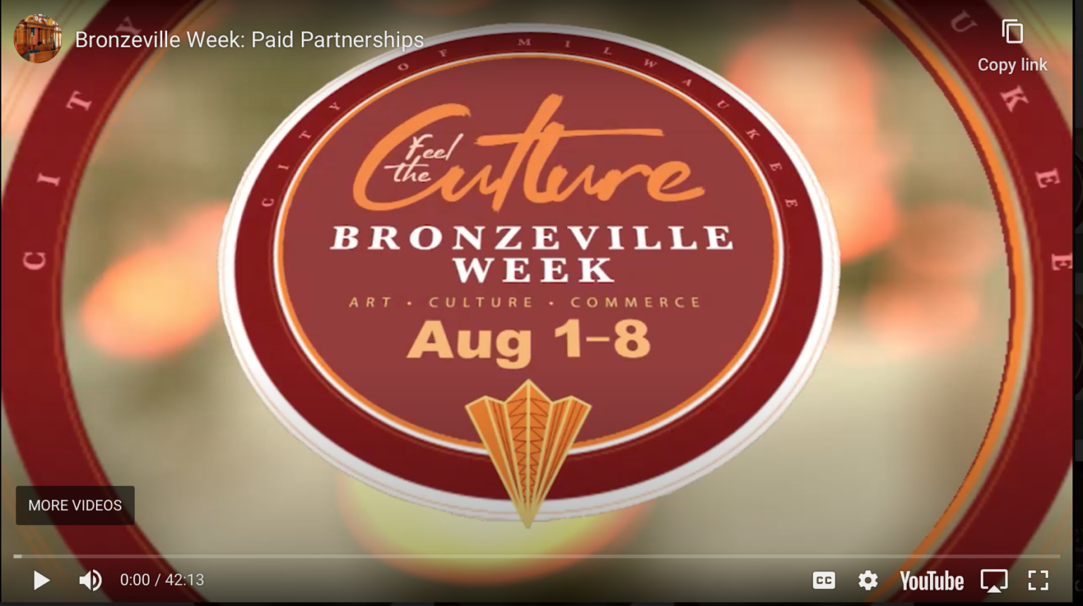 Bronzeville Week celebration set for August 714, 2021 Milwaukee