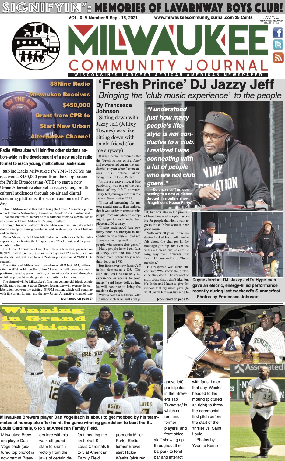 Dorothy Johnson Vaughan Archives Milwaukee Community Journal