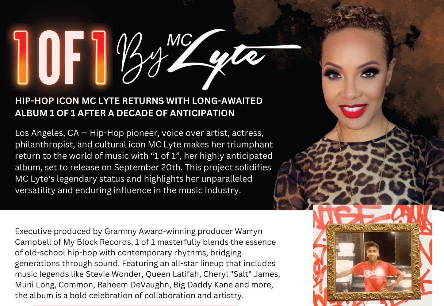 MC Lyte Returns with Highly Anticipated Album “1 of 1”