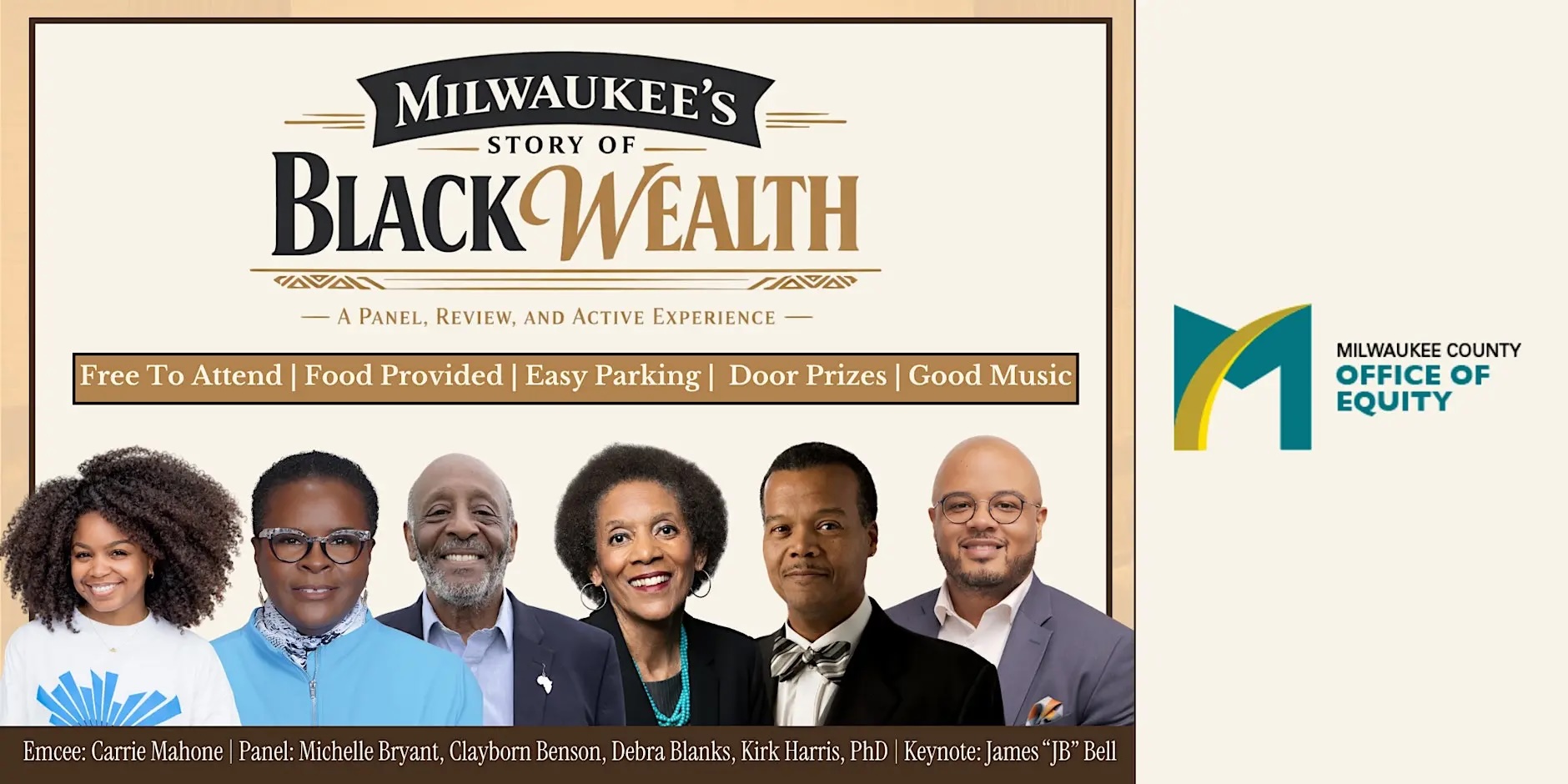 Milwaukee County to Host “Milwaukee’s Story of Black Wealth” Community Event, Data Reveal, and Panel Discussion