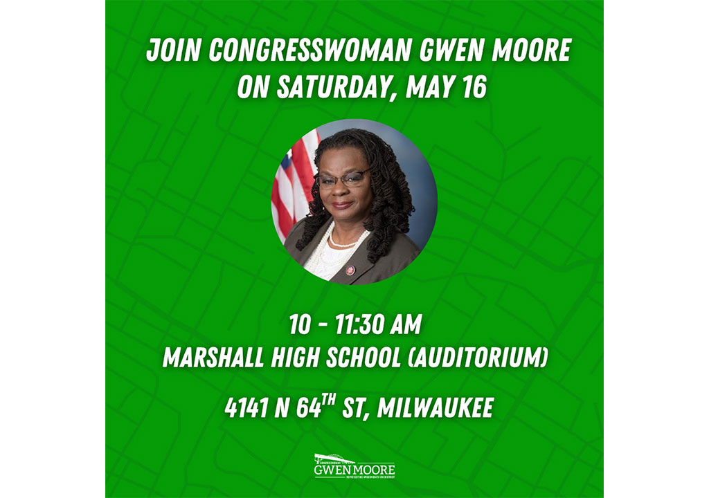 Join Gwen Moore This Saturday!